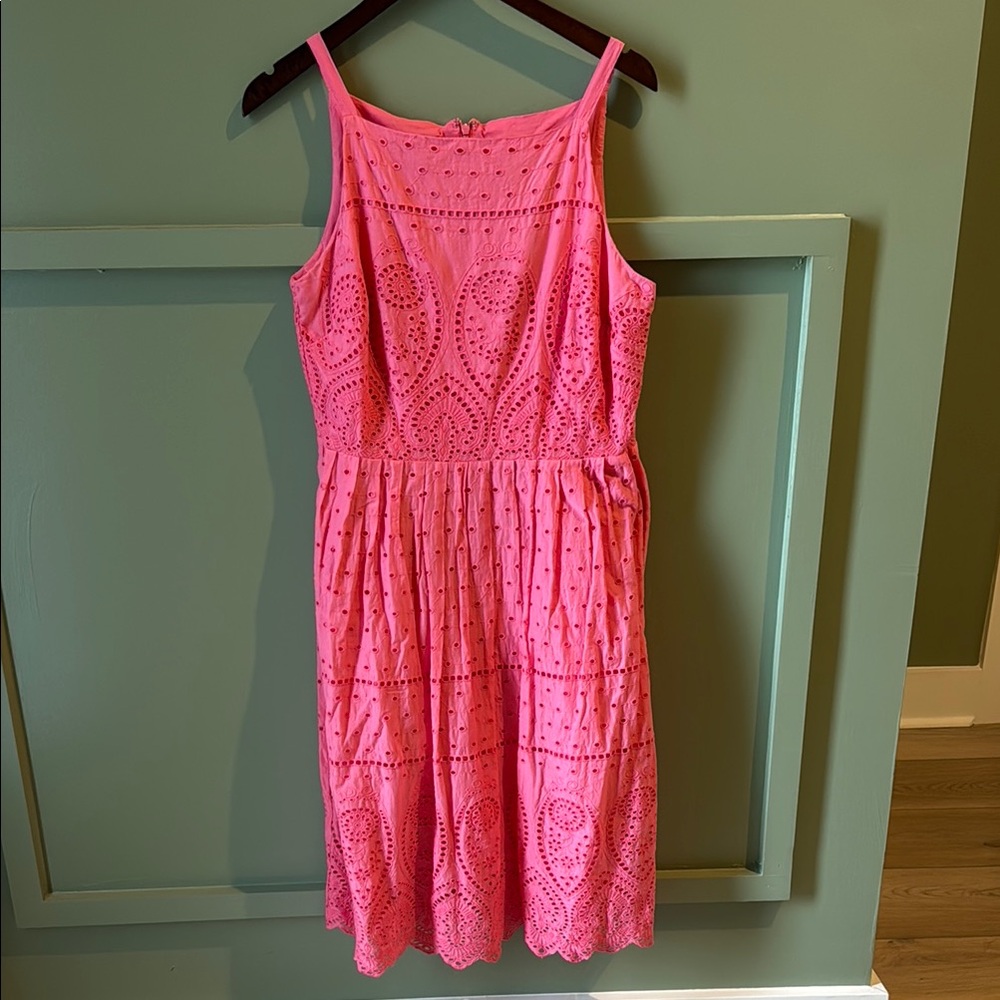 Charter Club Pink Eyelet Dress